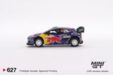 1:64 2022 Rally Italia Sardegna 2nd -- #42 Ford Puma Rally1 -- Mini GT