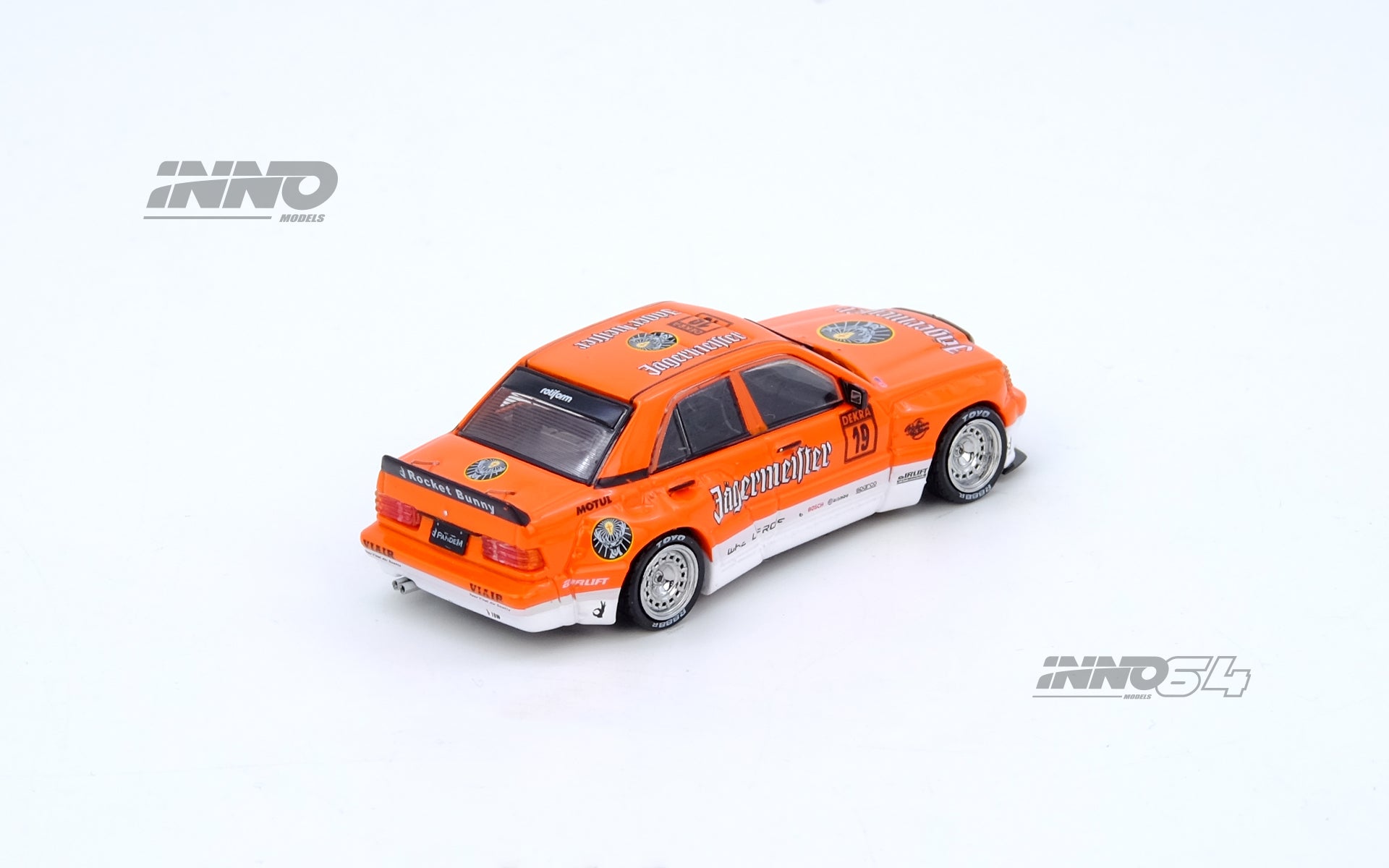 Pre-Order) 1:64 Mercedes-Benz W201 190E PANDEM -- #19 Jagermeister --