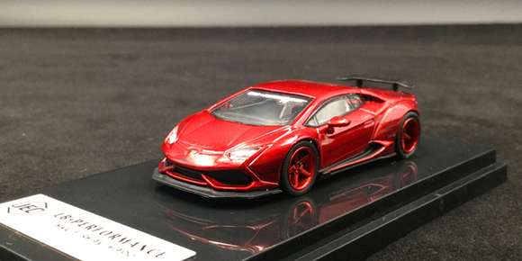 1:64 Lamborghini Huracan Liberty Walk -- Red Metallic -- JEC Models