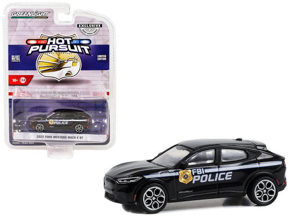 1:64 2022 Ford Mustang Mach-E GT -- Police Car -- Greenlight: Hot Pursuit