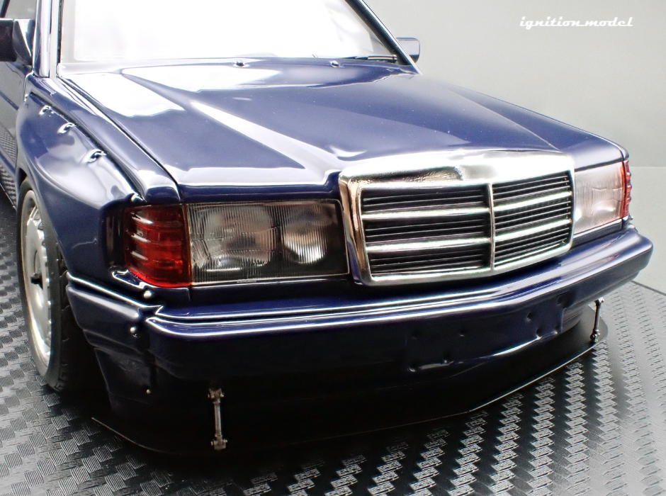 1:18 Mercedes-Benz W201 190E PANDEM -- Blue Black -- Ignition Model IG