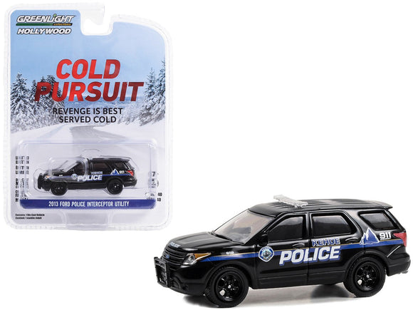 1:64 Cold Pursuit -- 2013 Ford Police Interceptor Utility -- Greenlight