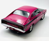1:18 Valiant Charger E38 R/T 'Big Tank' -- Magenta (Purple) -- Classic Carlectab