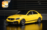 1:18 Mercedes-Benz C63S AMG DarwinPRO Widebody -- Yellow -- GLM GLM188023