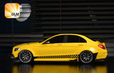 1:18 Mercedes-Benz C63S AMG DarwinPRO Widebody -- Yellow -- GLM GLM188023