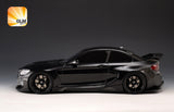 1:18 BMW M235i DarwinPro MTC DESIGN BlackSails Widebody -- Black -- GLM