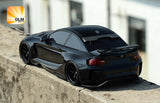 1:18 BMW M235i DarwinPro MTC DESIGN BlackSails Widebody -- Black -- GLM