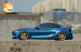 1:18 BMW M235i DarwinPro MTC DESIGN BlackSails Widebody -- Estoril Blue -- GLM