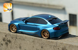 1:18 BMW M235i DarwinPro MTC DESIGN BlackSails Widebody -- Estoril Blue -- GLM