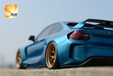 1:18 BMW M235i DarwinPro MTC DESIGN BlackSails Widebody -- Estoril Blue -- GLM