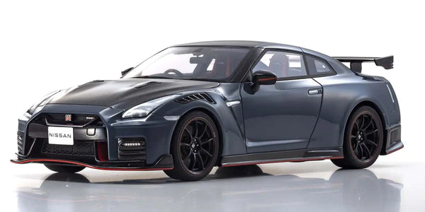 kyosho Nissan GT-R 1/18 ミニカーニスモ35GTR 1:18 Nissan R35 GT-R NISMO 2022 -- Grey -- Kyosho Samurai KSR18054GR