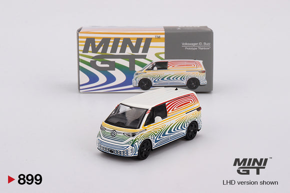 1:64 Volkswagen ID. Buzz  Prototype -- Rainbow -- Mini GT MGT00899
