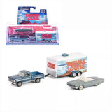 1:64 Thelma & Louise -- 1966 Ford Thunderbird Blue & 1967 F-250 Pickup -- Greenlight