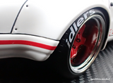 (Pre-Order) 1:18 RWB Backdate (Porsche 911) -- White w/Red Stripe -- Ignition Model IG3880