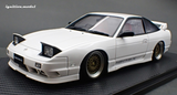 1:18 Nissan 180SX Type X (RPS13) -- White -- Ignition Model IG3763