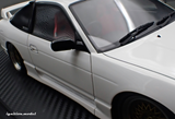 1:18 Nissan 180SX Type X (RPS13) -- White -- Ignition Model IG3763