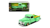 1:25 1950 Chevrolet 3100 Pickup -- Green w/Gold Wheels -- Maisto Design (1:24)