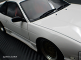 1:18 Nissan 180SX Type X (RPS13) -- White -- Ignition Model IG3763
