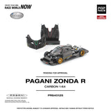 (Pre-Order) 1:64 Pagani Zonda R -- Black/Gold -- Pop Race