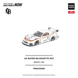 (Pre-Order) 1:64 Mazda RX7 (FD3S) LB-Super Silhouette -- #41 White -- Pop Race