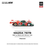(Pre-Order) 1:64 1991 Le Mans 24h Winner -- #55 Mazda 787B -- Pop Race