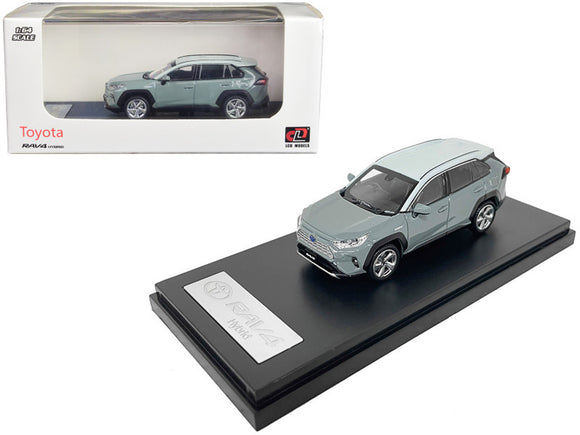 1:64 Toyota Rav 4 Hybrid -- Grey w/Light Grey Roof -- LCD Models