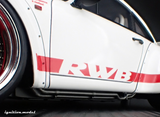 (Pre-Order) 1:18 RWB Backdate (Porsche 911) -- White w/Red Stripe -- Ignition Model IG3880