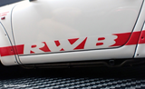 (Pre-Order) 1:18 RWB Backdate (Porsche 911) -- White w/Red Stripe -- Ignition Model IG3880