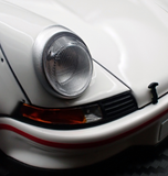 (Pre-Order) 1:18 RWB Backdate (Porsche 911) -- White w/Red Stripe -- Ignition Model IG3880
