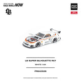 (Pre-Order) 1:64 Mazda RX7 (FD3S) LB-Super Silhouette -- #41 White -- Pop Race