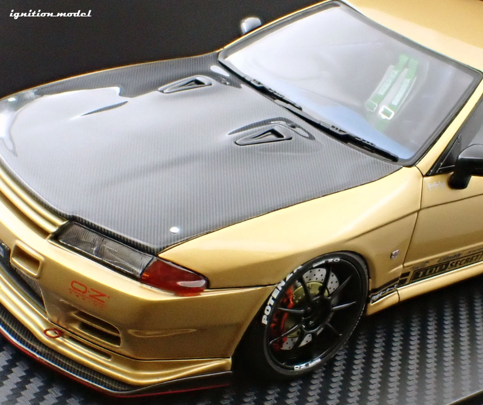 1:18 Nissan Skyline R32 GT-R TOP SECRET -- Gold -- Ignition Model IG35
