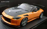 (Pre-Order) 1:18 Nissan Fairlady Z (RZ34) TOP SECRET -- Orange Metallic -- Ignition Model IG3382