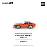 (Pre-Order) 1:64 Datsun 280ZX PANDEM -- Orange -- Pop Race