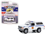 1:64 1996 Ford Bronco XL -- Police Car -- Greenlight: Hot Pursuit