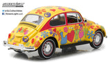 1:18 1967 Volkswagen (VW) Beetle -- Hippie Peace & Love -- Greenlight