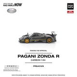 (Pre-Order) 1:64 Pagani Zonda R -- Black/Gold -- Pop Race