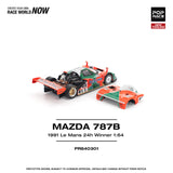 (Pre-Order) 1:64 1991 Le Mans 24h Winner -- #55 Mazda 787B -- Pop Race