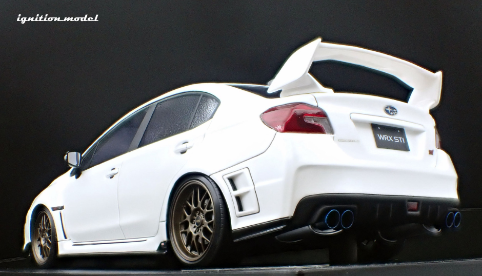 イグニッションモデル 1/18 WRX CBA-VAB STI IG3611 Ignition Model 1:18 SUBARU WRX (CBA-VAB) STI White IG3611