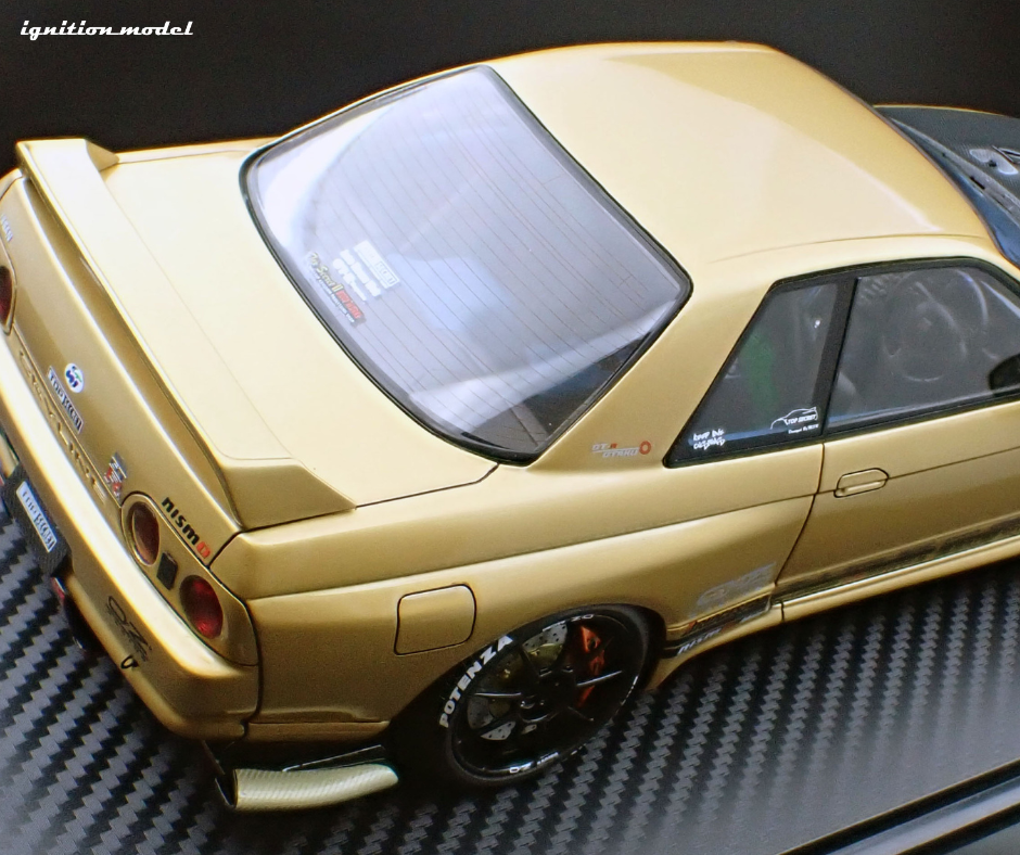 1:18 Nissan Skyline R32 GT-R TOP SECRET -- Gold -- Ignition Model IG35