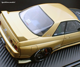 (Pre-Order) 1:18 Nissan Skyline R32 GT-R TOP SECRET -- Gold -- Ignition Model IG3522