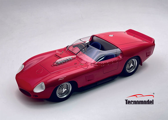 (Pre-Order) 1:18 Ferrari 250 TR61 1961 -- Plain Red - Press Version -- Tecnomodel