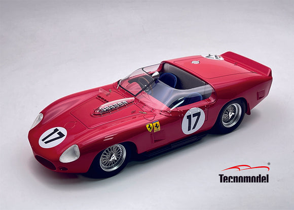 (Pre-Order) 1:18 1961 Le Mans 24h -- Rodriguez -- #17 Ferrari 250 -- Tecnomodel