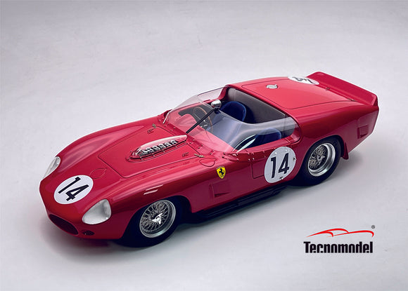(Pre-Order) 1:18 1961 Sebring 12h Winner -- Hill/Gendebien -- #14 Ferrari 250 -- Tecnomodel