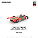 (Pre-Order) 1:64 1991 Le Mans 24h Winner -- #55 Mazda 787B -- Pop Race