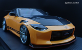 (Pre-Order) 1:18 Nissan Fairlady Z (RZ34) TOP SECRET -- Orange Metallic -- Ignition Model IG3382