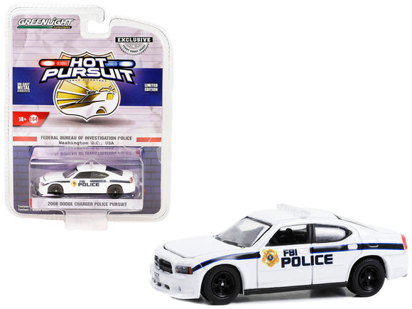 1:64 2008 Dodge Charger Pursuit -- Police Car -- Greenlight: Hot Pursuit