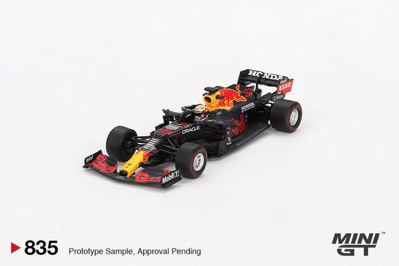 (Pre-Order) 1:64 2021 Max Verstappen -- Abu Dhabi GP Winner -- Red Bull Racing RB16B -- Mini GT F1