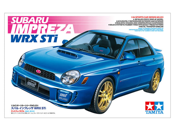 1:24 Subaru Impreza WRX STI -- PLASTIC KIT -- Tamiya 24231