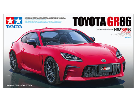 1:24 Toyota GR 86 -- PLASTIC KIT -- Tamiya 24361