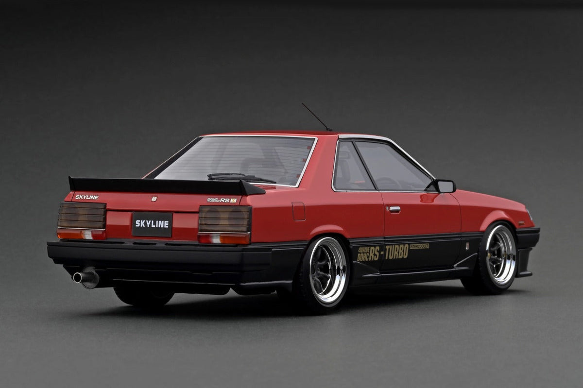 1:18 Nissan Skyline 2000 RS-X Turbo-C (R30) - Red/Black -- Ignition Mo